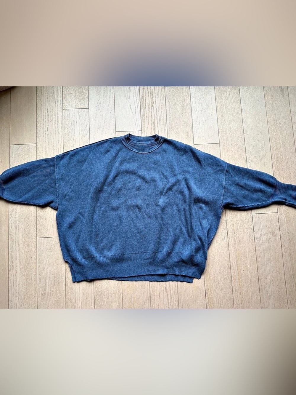 Free People Pullover Blue Sweater Size Small